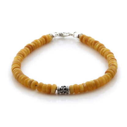 Gelang Amber Dewasa Dengan Perak. SBB19