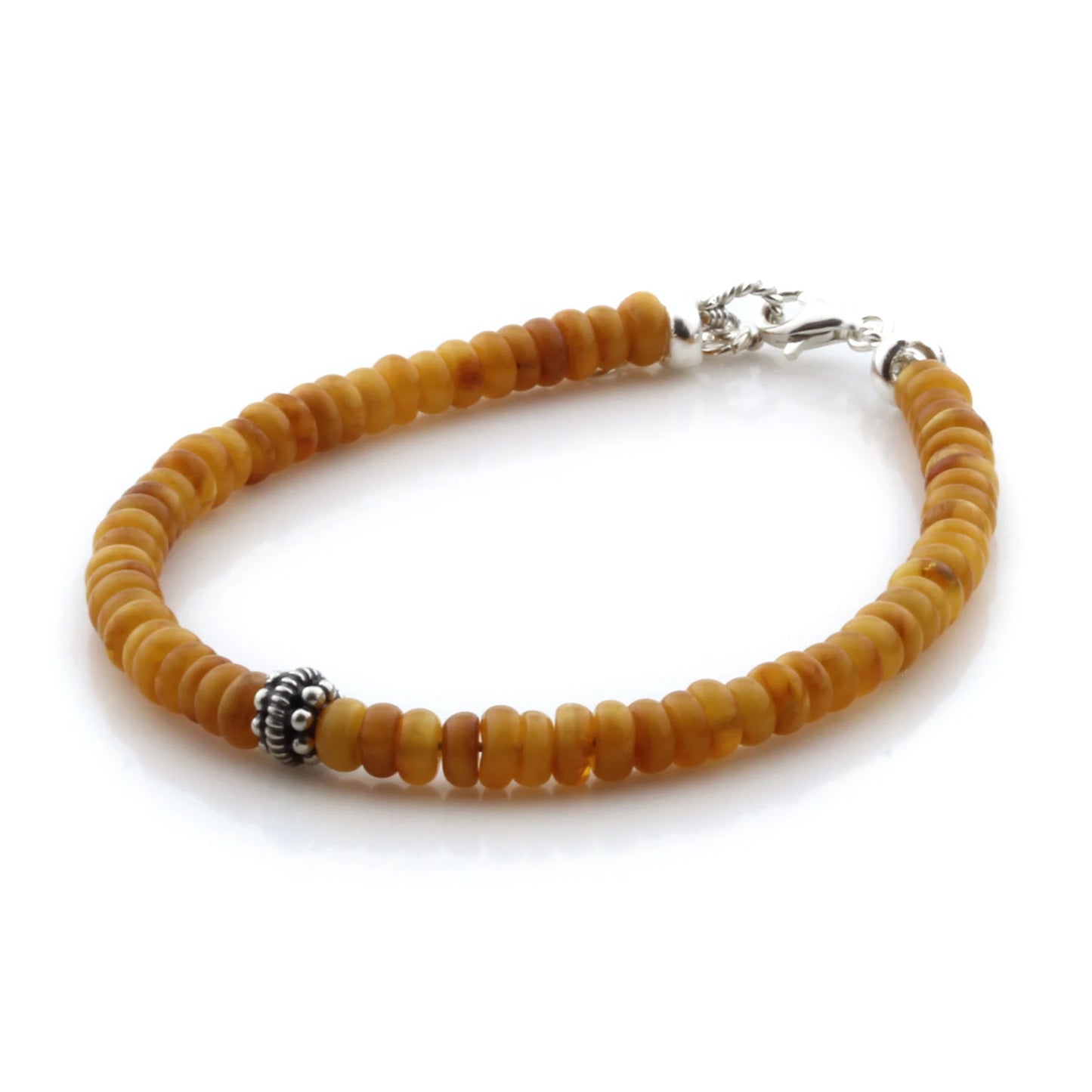 Gelang Amber Dewasa Dengan Perak. SBB22