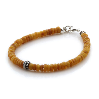 Gelang Amber Dewasa Dengan Perak. SBB22