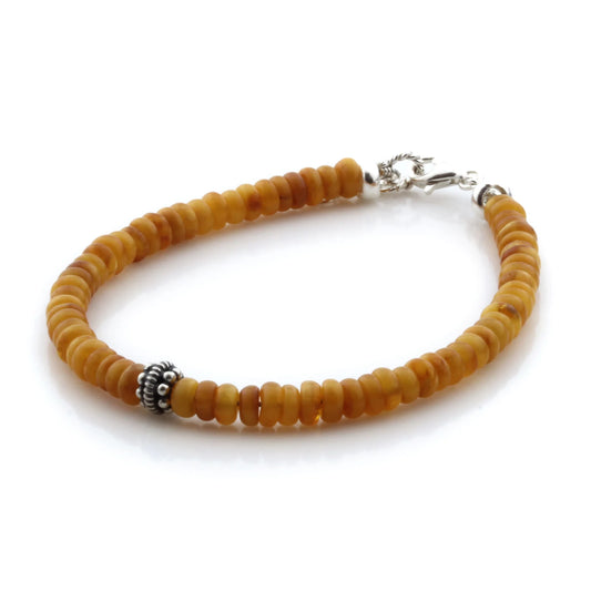 Gelang Amber Dewasa Dengan Perak. SBB22