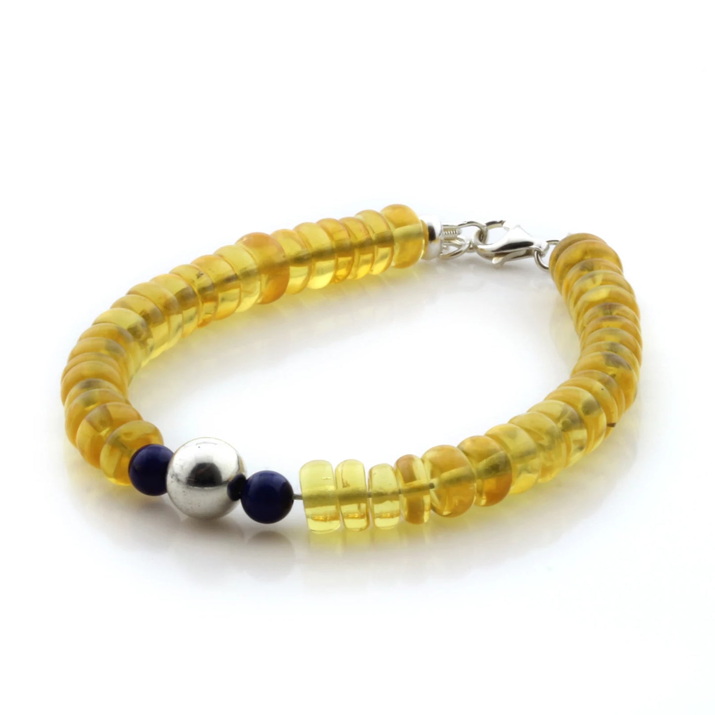 Gelang Amber Dewasa Dengan Perak. SBB23