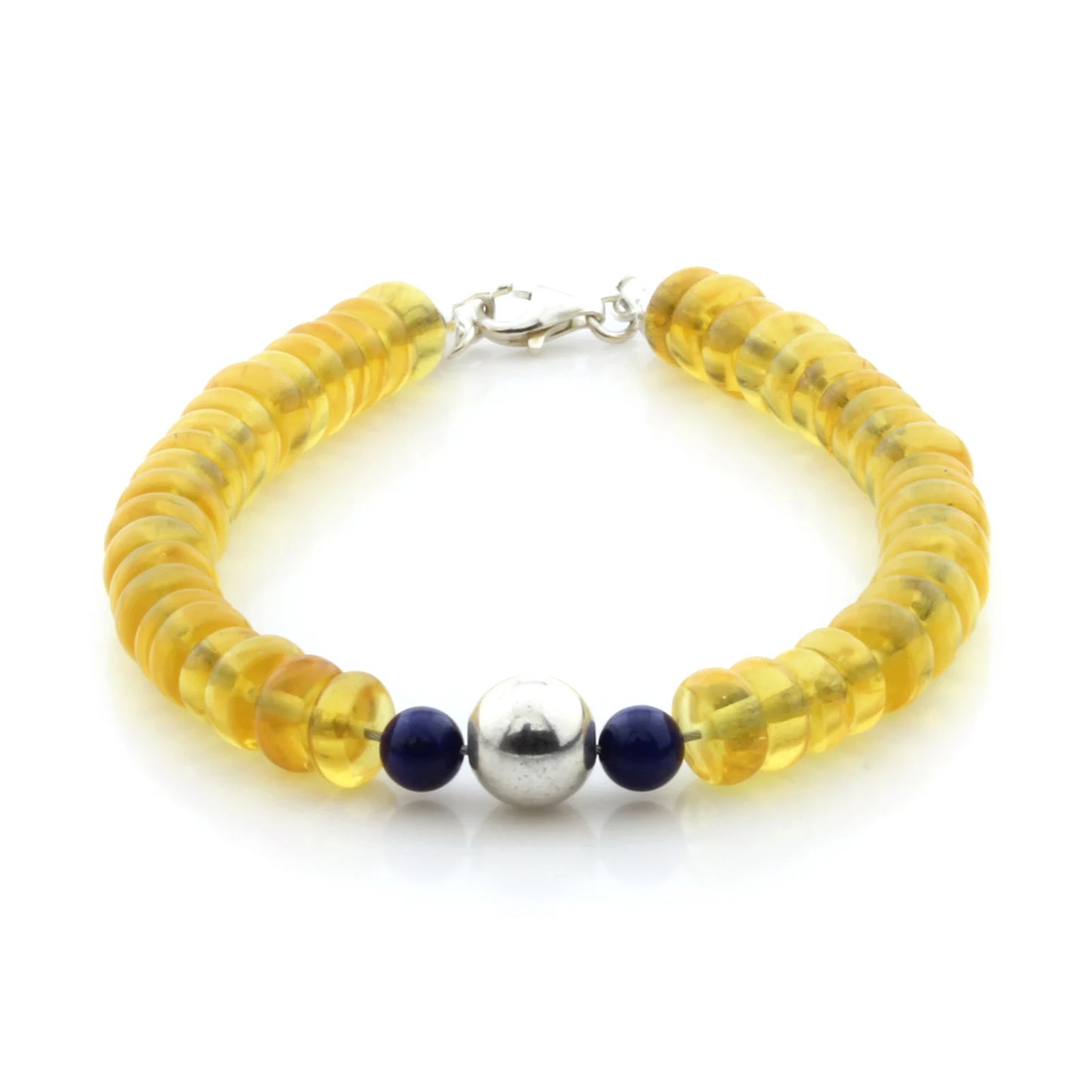 Gelang Amber Dewasa Dengan Perak. SBB23