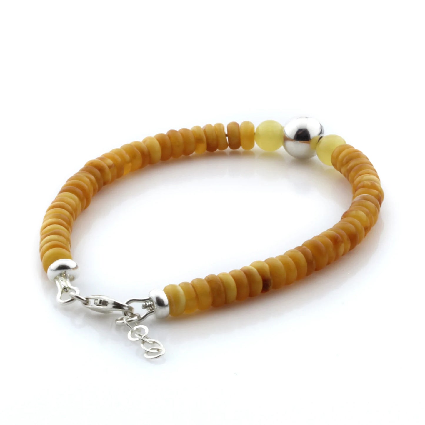 Gelang Amber Dewasa Dengan Perak. SBB24