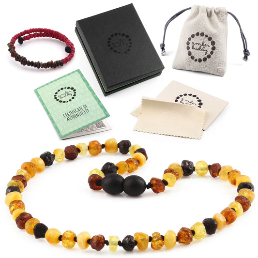 KALUNG AMBER UNTUK BAYI TUMBUH GIGI XB54M2-RAW