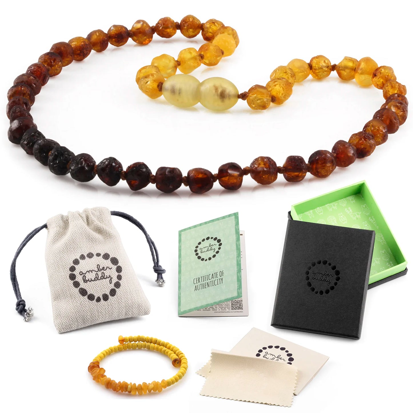 KALUNG AMBER UNTUK BAYI TUMBUH GIGI XB55R1-RAW