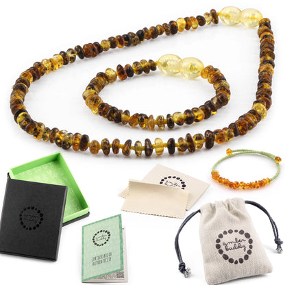 KALUNG & GELANG AMBER UNTUK BAYI TUMBUH GIGI XR42G