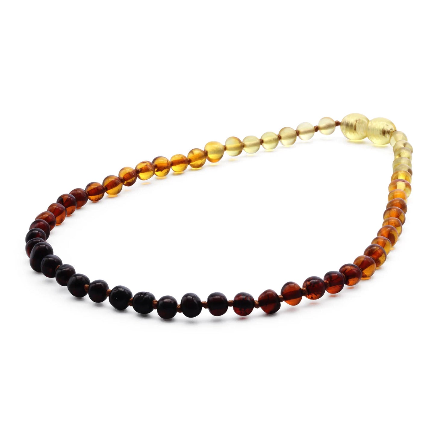 KALUNG & GELANG AMBER BAYI RAINBOW GLOSSY 32CM & 14CM. 5X4MM