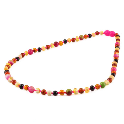 SET AMBER UNTUK DEWASA KOMBINASI PINK JADE - BLE261