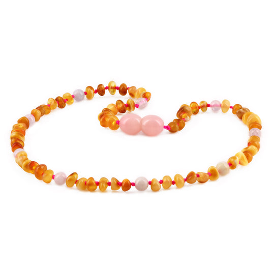KALUNG BAYI AMBER DENGAN MORGANITE. LE575 V2
