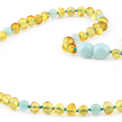 SET DEWASA AMBER DENGAN SKY BLUE JADE. BLE257
