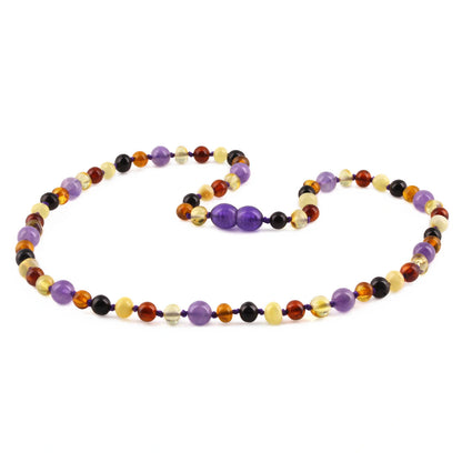 SET AMBER UNTUK DEWASA KOMBINASI AMETHYST - BLE264