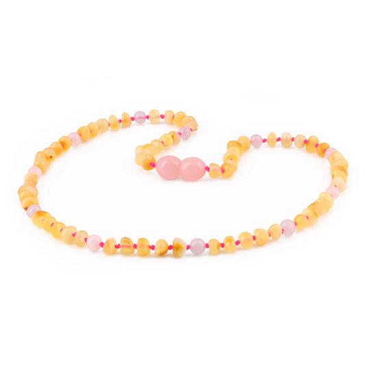 KALUNG JUNIOR AMBER DENGAN MORGANITE. JN115