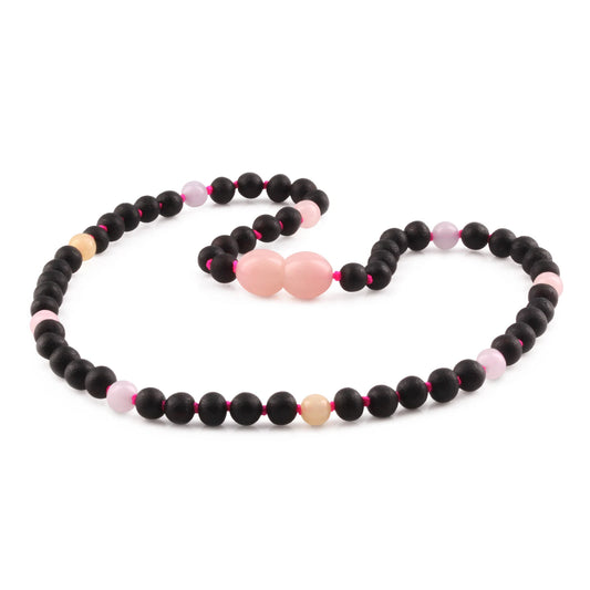 KALUNG BAYI AMBER DENGAN MORGANITE. LE558-S