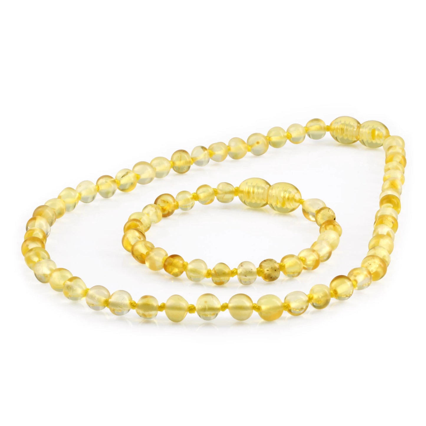 KALUNG & GELANG AMBER UNTUK BAYI TUMBUH GIGI XB54Y