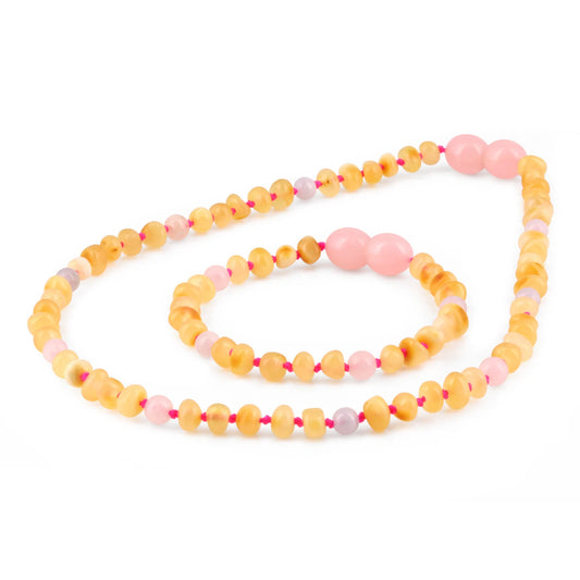 SET BAYI AMBER DENGAN MORGANITE. LE575