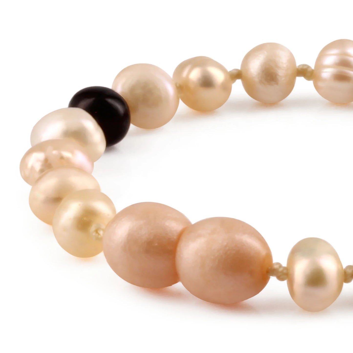 GELANG BAYI MUTIARA DENGAN BALTIC AMBER. P4