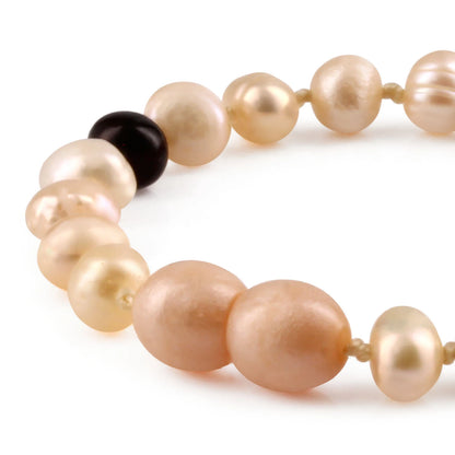 GELANG BAYI MUTIARA DENGAN BALTIC AMBER. P4