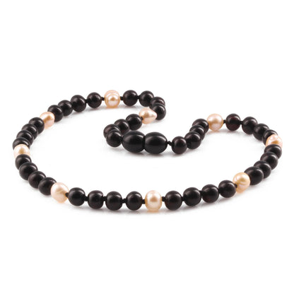 SET BAYI AMBER DENGAN PINK PEARL. P3