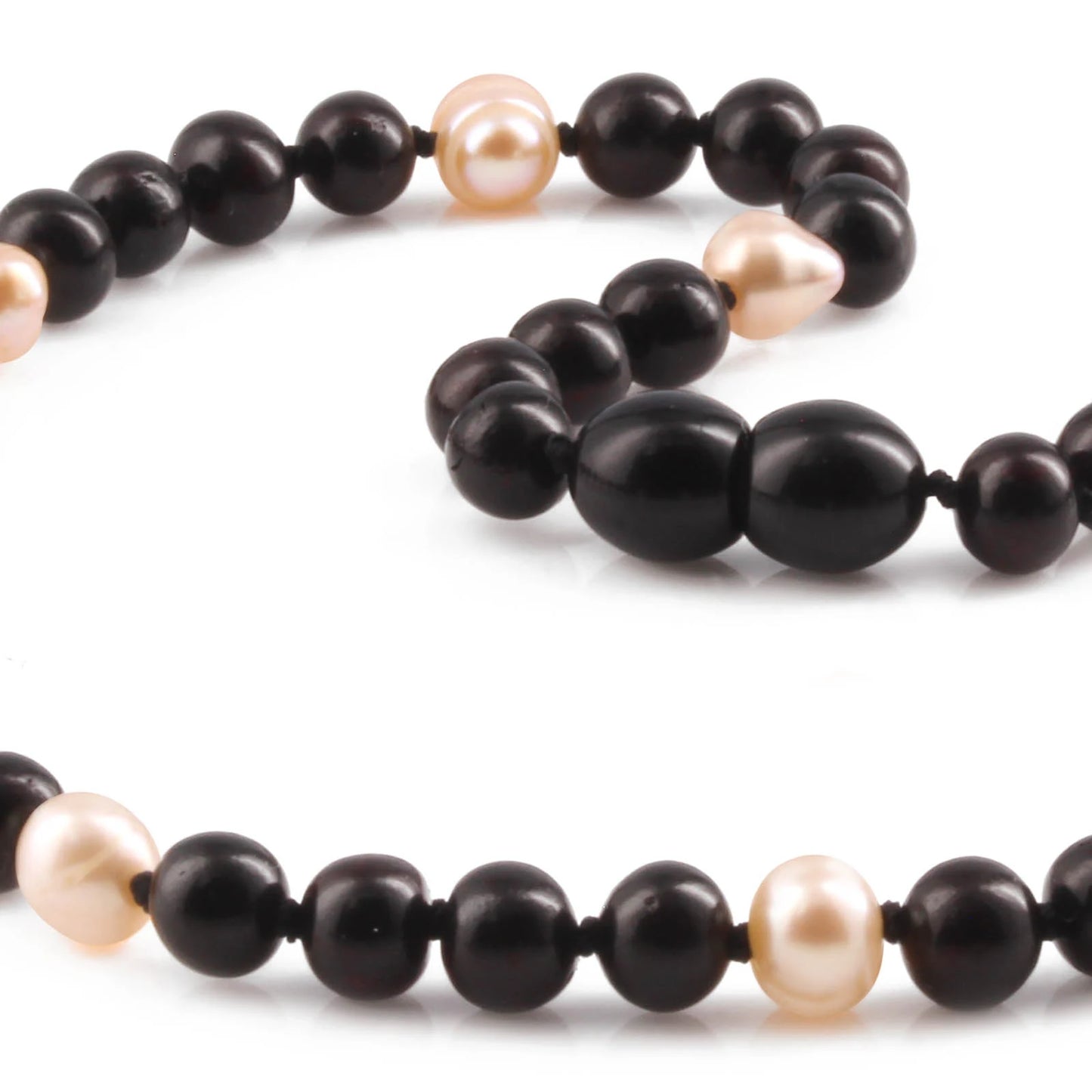 KALUNG BAYI AMBER DENGAN PINK PEARL. P3