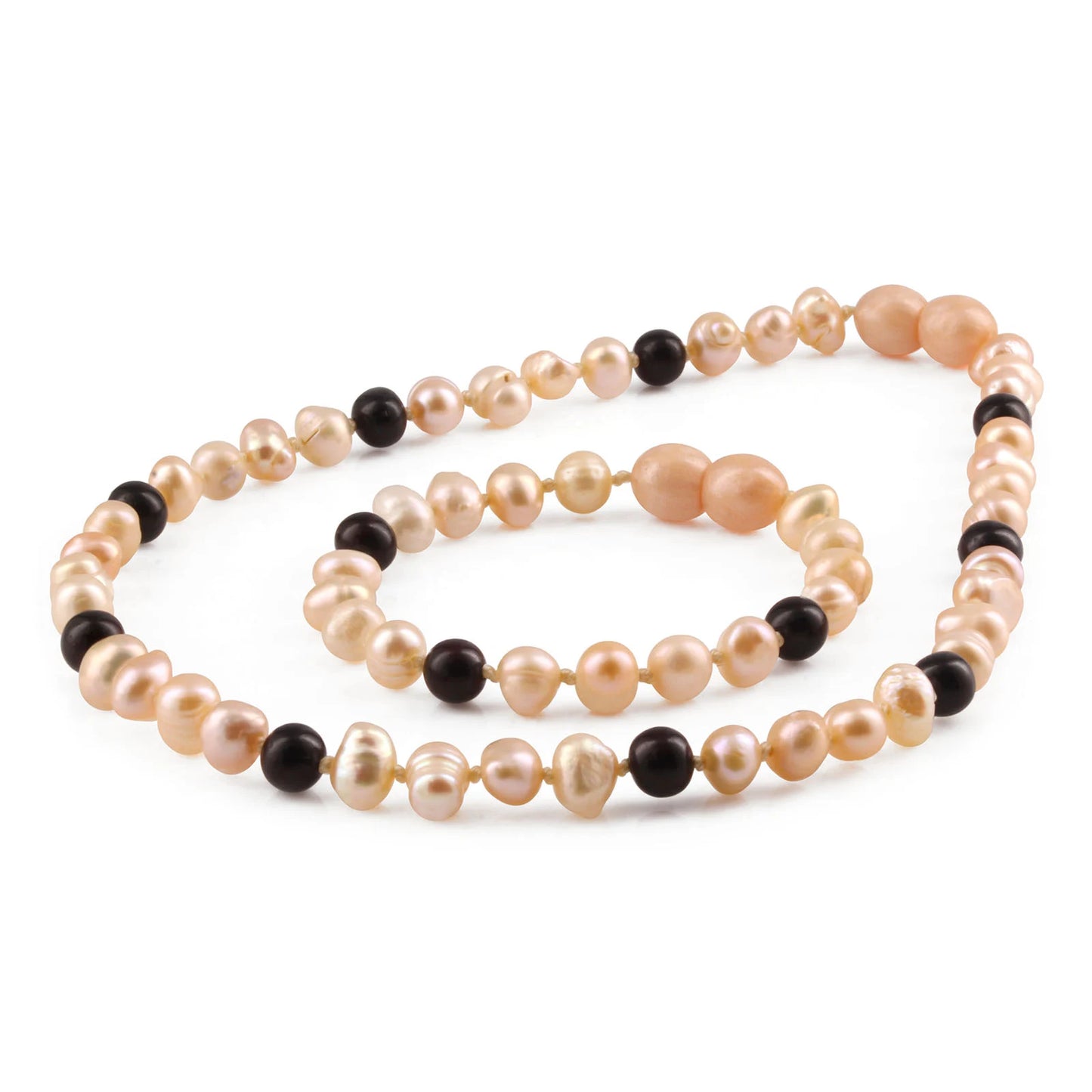 SET BAYI MUTIARA DENGAN BALTIC AMBER. P4