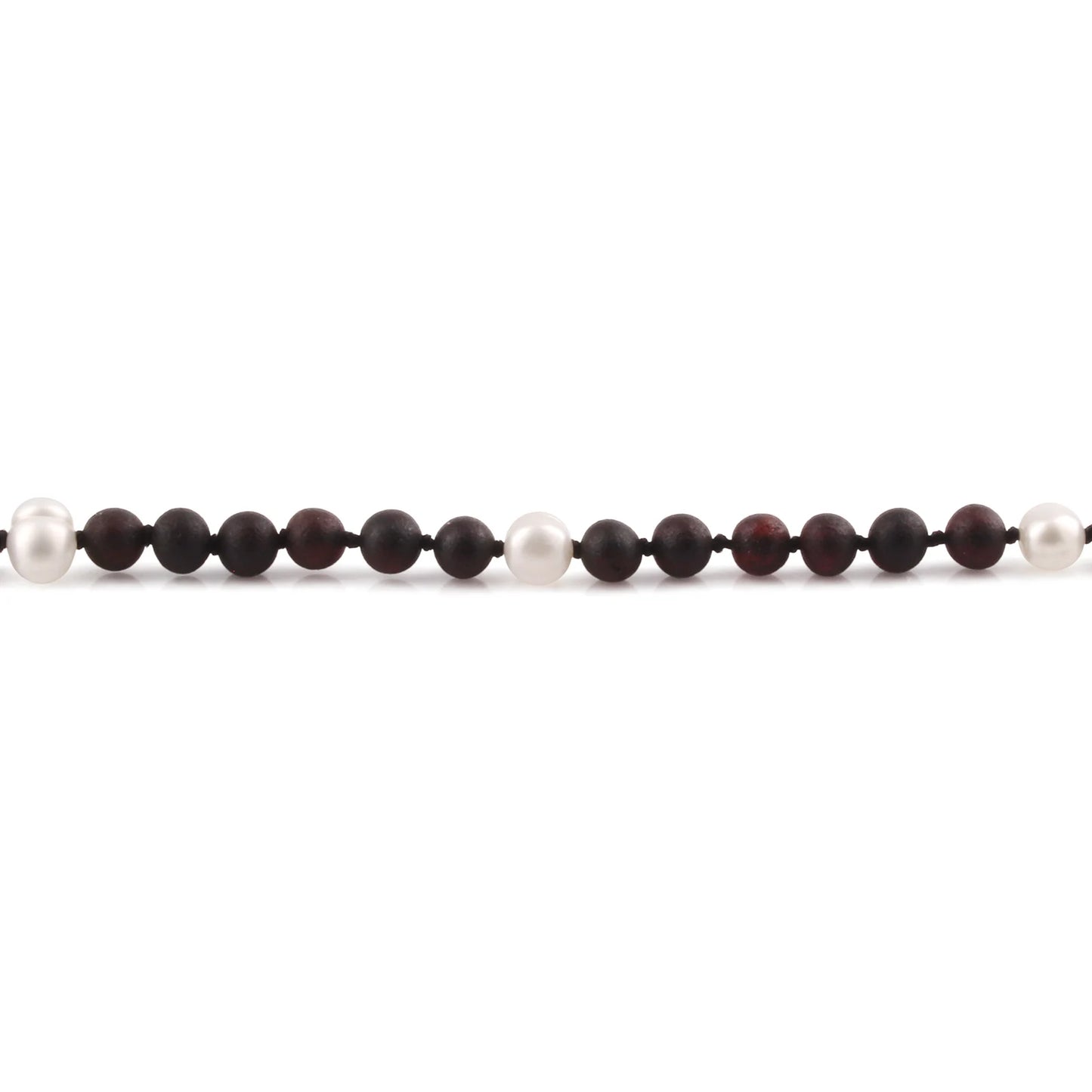 KALUNG AMBER DENGAN WHITE PEARL UNTUK DEWASA. BLE253
